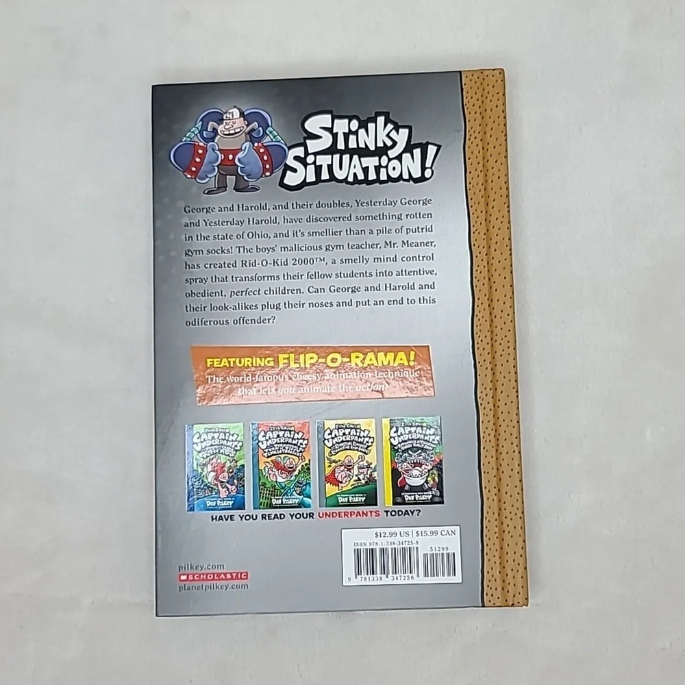 Kids/Children's Illustrated Captain Underpants and Dog Man Two Books Dav Pilkey